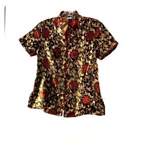 Silk blend shirt